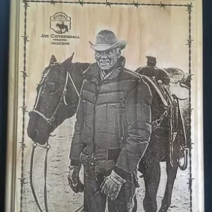 Wyoming Cowboy Hall of Fame Wood or Marble Plaques with Custom Photo