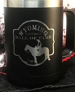 Wyoming Cowboy Hall of Fame Stainless Mugs